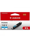 6444B001 CLI-551XL C Orijinal Tintenpatronen Pack of 1