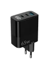65W GaN Led Ekranlı Hızlı Şarj Cihazı 2 Type-C + USB-A iPhone & iPad & Notebook Uyumlu Şarj Aleti