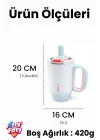 680 ML Tek Kapak Çift Kullanım Pipetli Rahat İçim Kulplu Paslanmaz Çelik Termos Mug FFVGN1113-680ML Pembe