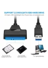 6944 Usb 3.0 Yüksek Hızlı 2.5 Inç Sata Ssd Ve Hdd Harddisk Kablosu Tek Bir Aparat ile Tüm Disklerinize USB 3.0 Hızıyla Erişin!