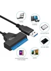 6944 Usb 3.0 Yüksek Hızlı 2.5 Inç Sata Ssd Ve Hdd Harddisk Kablosu Tek Bir Aparat ile Tüm Disklerinize USB 3.0 Hızıyla Erişin!