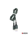 6A 100W USB A to Micro Data ve Hızlı Şarj Kablosu 1 Metre Yeşil