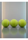 Mey İthalat® 3’lü Tenis Topu Seti Dayanıklı Yüksek Zıplama Performans Topları