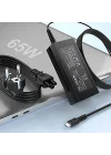 65W USB C Tipi Dizüstü Şarj Cihazı, Mac Book Pro/Lenovo ThinkPad/Samsung/ASUS/Dell/Chromebook/Yoga/ACE/Huawei ve diğer tüm USB Tip C Cihazları için Evrensel Adaptör Güç Kaynağı（45W için de geçerlidir）