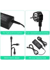65W USB C Tipi Dizüstü Şarj Cihazı, Mac Book Pro/Lenovo ThinkPad/Samsung/ASUS/Dell/Chromebook/Yoga/ACE/Huawei ve diğer tüm USB Tip C Cihazları için Evrensel Adaptör Güç Kaynağı（45W için de geçerlidir）
