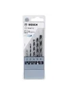 Bosch Professional 5 parçalı PointTeQ altıgen matkap seti (metal için, Ø: 2-6 mm, çalışma uzunluğu: 24-57 mm, toplam uzunluk: 60-98 mm, ¼ inç altıgen şaft, darbeli matkap ve matkap aksesuarı)