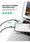 Mfi Lisanslı USB-A & Lightning Örgülü Data ve Şarj Kablosu, 2 Metre, Siyah, ‎60158