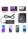 65W USB C Tipi Dizüstü Şarj Cihazı, Mac Book Pro/Lenovo ThinkPad/Samsung/ASUS/Dell/Chromebook/Yoga/ACE/Huawei ve diğer tüm USB Tip C Cihazları için Evrensel Adaptör Güç Kaynağı（45W için de geçerlidir）