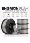 PLA+ Filament 1.75 mm 1 kg Gümüş - Yüksek Hızlı Baskı, ±0.02mm Tolerans, FDM/AMS Uyumlu 3D Yazıcı Filamenti