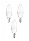 6W Led Mum Ampul Sarı Işık 3000K 3 Adet - E14