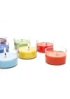 7 Chakra Meditasyon Kristal Kap Içi Mum Seti-large