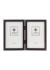 755957D Espresso Ahşap Menteşeli Çift Resim Çerçevesi, 13,8 x 17,7 cm, Koyu Ceviz