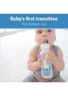 8 oz/250 ml PP Dar Ağız + Sippy Biberon Bardak, Tavşan, Tekli Paket