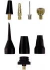 8 Parça Kompresör Aksesuar Seti (metal top iğnesi ve bisiklet lastikleri için supap adaptörü dahil) - 4139695