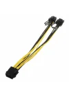8 Pin Power Ayırıcı Pci-E Molex 8 Pin çoklayıcı kablo