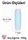 800 ML Tek Kapak Çift Kullanım Pipetli Rahat İçim Kulplu SUS304 Paslanmaz Çelik Termos -1107-800ML Sarı