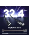 8K Display Port DP 1.4 Kablo 1 Metre