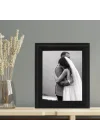 8x10 Yıpranmış Siyah Ahşap Resim Çerçevesi