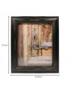 8x10 Yıpranmış Siyah Ahşap Resim Çerçevesi