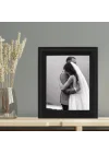 8x10 Yıpranmış Siyah Ahşap Resim Çerçevesi