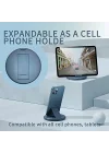 9u 1 Arada Kablo Kılıfı USB Adaptör Kablosu Dönüştürme Saklama Kutusu, USB Tip C - Mikro USB/Yıldırım/USB A Kablosu Veri Aktarım Aracı Sim Kart Yuvası Tepsi Çıkarma Pimi İçerir, Telefon