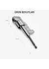 90 Derece Vidalama Köşe Adaptörü 360° Döner Başlıklı Matkap Aparatı Dar Alan Vida Sıkma Ucu 6.35mm Hex Şaft Profesyonel Açılı Adaptör