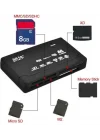 9642 USB Hub Micro Sd Xd Mmc Ms Cf Tf Mini M2 Combo 45 Cm Kart Okuyucu