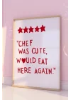 A3 Chef Was Cute Mutfak Posteri, A3.Chef