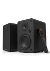 A4 ARC Aktif Hoparlör Siyah (HDMI ARC, RCA, Bluetooth, Optik, USB, Sub Out)