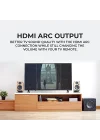 A4 ARC Aktif Hoparlör Siyah (HDMI ARC, RCA, Bluetooth, Optik, USB, Sub Out)