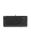 A4 Tech FK11 Q Türkçe Usb Fn-Multimedya Mini Siyah/Gri Klavye