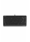 A4 Tech FK11 Q Türkçe Usb Fn-Multimedya Mini Siyah/Gri Klavye