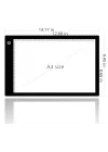 A4 Ultra-thin Portable LED Light Box Tracer USB Power Cable Dimmable Brightness LED Artcraft Tracing