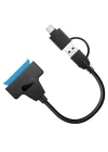A4204 2in1 USB 3.0 Type-C To 2.5 inç Sata Hdd Ssd Çevirici Dönüştürücü