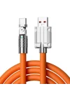 A6016 Usb To Type C Hızlı Şarj Data Kablosu Çevirici Dönüştürücü Adaptör 180° Döner 120W - 2M