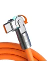 A6016 Usb To Type C Hızlı Şarj Data Kablosu Çevirici Dönüştürücü Adaptör 180° Döner 120W - 2M