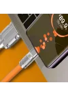A6016 Usb To Type C Hızlı Şarj Data Kablosu Çevirici Dönüştürücü Adaptör 180° Döner 120W - 2M