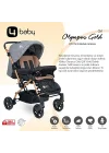 AB-360 Olympus Gold Çift Yönlü Bebek Arabası Antrasit