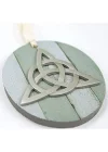 Abbey & CA Hediye Trinity Düğüm MDF Süsleme Krem Kurdele Hediye Kutulu
