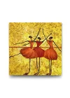 Abstract Balerinler Tablosu - 50x50cm