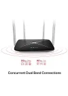 AC12, AC1200 Mbps, MU-MIMO, Beamforming, All-in-one( Router, Access Point, Range Extender) Modları, WPA3, Mobil Uygulama ile Kolay Kurulum, Dual-Band Wi-Fi 5 Router