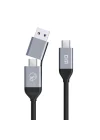 AD090 USB-A/USB-C to Type-C Şarj ve Data Veri Aktarım Kablosu 35 CM