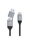 AD090 USB-A/USB-C to Type-C Şarj ve Data Veri Aktarım Kablosu 35 CM