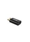 Adaptör, Micro USB Soket- USB -C Fiş, Siyah