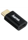 Adaptör, Micro USB Soket- USB -C Fiş, Siyah