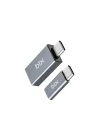 ADP-04 2si 1 Arada Type-C Micro USB ve USB Çevirici Dönüştürücü Adaptör