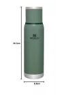 Adventure To-Go Termos 1 Litre - Yeşil (Hammertone Green) | Paslanmaz Çelik