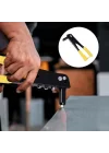 AEE® 4 Uçlu Profesyonel Perçin Tabancası Seti – 2.4/3.2/4.0/4.8 mm Başlık + 40 Adet Alüminyum Perçin + Anahtar | Metal, Plastik ve Deri Delme & Sabitleme Aracı