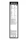 Aerotwin silecek seti - [550/340 mm] HYUNDAI Getz (2002-2009) [TB] #AR553S
