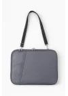 Agg Bag Tablet Kılıfı 13 - 14 - 15 İnç Uyumlu Kapitoneli Omuz Askılı